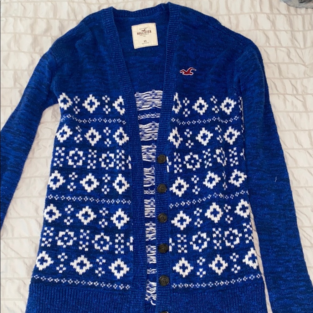 Hollister printed cardigan